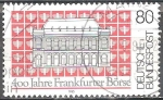 Stamps Germany -  400 años de la Bolsa de Frankfurt.