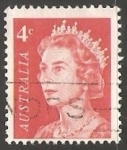 Stamps Australia -  Reina Isabel II