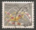 Stamps Australia -  Banded coral shrimp