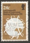 Stamps Australia -  Commenwealt - Meeting Melbourne 1981