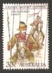 Stamps Australia -  Colonial Military Uniforms