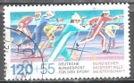 Sellos de Europa - Alemania -  Para el deporte. Campeonato Mundial de Esquí nórdicos, Oberstdorf.