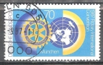Sellos de Europa - Alemania -  Convención Internacional Rotaria, Munich.