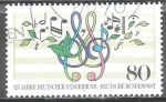 Stamps Germany -  Aniv 125 de la Asociación Coro alemán.