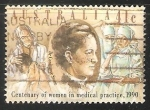 Sellos de Oceania - Australia -  Centenario de la Mujer en la práctica médica