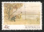 Stamps Australia -  Cuadro deTom Roberts 