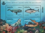 Stamps Europe - Spain -  FAUNA  MARINA  EN  PELIGRO  DE  EXTINCIÒN