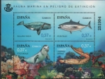 Sellos de Europa - Espa�a -  FAUNA  MARINA  EN  PELIGRO  DE  EXTINCIÒN