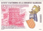Stamps Spain -  ESTATUT D'AUTONOMIA DE LA COMUNITAT VALENCIANA (24)