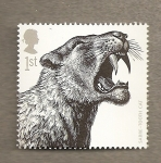 Stamps : Europe : United_Kingdom :  Animales prehistoricos