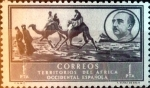 Stamps Spain -  Intercambio jxi 0,25 usd 1 pta. 1950