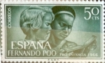 Stamps Spain -  Intercambio cr2f 0,25 usd 50 cents. 1966
