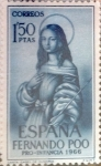 Stamps Spain -  Intercambio fd2a 0,25 usd 1,50 pta. 1966