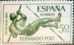 Stamps Spain -  Intercambio fd2a 0,25 usd 50 cts.1965