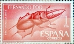Stamps Spain -  Intercambio cr2f 0,30 usd 1 pta. 1965