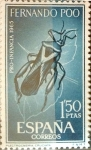 Stamps Spain -  Intercambio nf4b 0,35 usd 1,50 ptas. 1965