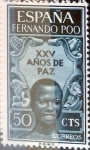 Stamps Spain -  Intercambio m2b 0,25 usd 50 cents. 1964