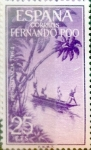 Stamps Spain -  Intercambio cr2f 0,25 usd 25 cents. 1964