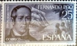Stamps Spain -  Intercambio m2b 0,25 usd 25 cents. 1964