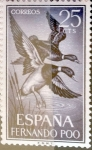 Stamps Spain -  Intercambio nf4b 0,25 usd 25 cents. 1964
