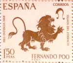 Stamps : Europe : Spain :  Intercambio 0,30 usd 1,50 ptas. 1968