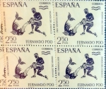Stamps Spain -  Intercambio 1,60 usd 4 x 2,50 ptas. 1968