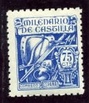 Stamps : Europe : Spain :  Milenario de Castilla. Armadura de Fermín González