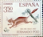 Stamps Spain -  Intercambio fd2a 0,40 usd 3,50 ptas. 1967