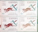 Sellos de Europa - Espaa -  Intercambio 1,60 usd 4 x 3,50 ptas. 1967