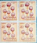 Stamps Spain -  Intercambio 1,00 usd 4 x 40 cents. 1967