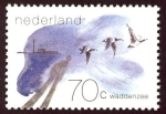 Stamps : Europe : Netherlands :  HOLANDA: Mar de Wadden