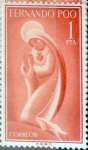 Stamps Spain -  Intercambio fd2a 0,25 usd 1 ptas. 1960