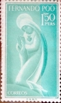 Stamps Spain -  Intercambio fd2a 0,25 usd 1,50 ptas. 1960