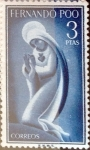 Stamps Spain -  Intercambio m3b 3,00 usd 3 ptas. 1960