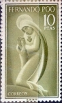 Stamps Spain -  Intercambio 0,45 usd 10 ptas. 1960