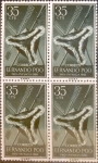 Stamps Spain -  Intercambio 2,00 usd 4 x 35 cents. 1960