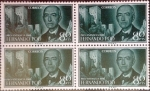 Stamps Spain -  Intercambio 2,40 usd 4 x 80 cents. 1960