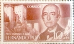 Stamps Spain -  Intercambio 0,25 usd 10 + 5 cents. 1960
