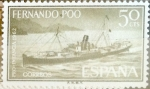 Stamps Spain -  Intercambio fd2a 0,25 usd 50 cents. 1962
