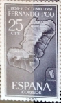 Stamps Spain -  Intercambio fd2a 0,25 usd 25 cents. 1961