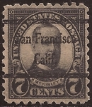 Stamps United States -  William McKinley 1923 7 centavos 10 perf