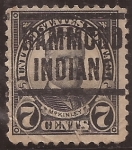 Sellos de America - Estados Unidos -  William McKinley 1922 7 centavos 10,5 perf