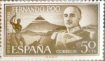 Stamps Spain -  Intercambio fd2a 0,25 usd 50 cents. 1961