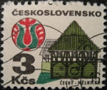 Stamps : Europe : Czechoslovakia :  House and folk art, Melnik.