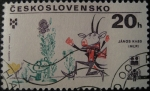 Stamps Czechoslovakia -  Frog and Goat