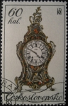 Stamps : Europe : Czechoslovakia :  18th century clocks