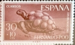 Stamps Spain -  Intercambio 0,30 usd 30 + 10 cents. 1961