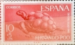 Stamps Spain -  Intercambio nf4b 0,30 usd 10 + 5 cents. 1961