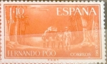 Sellos del Mundo : Europa : Espa�a : Intercambio 0,35 usd 1 pta. + 10 cents. 1961