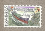 Stamps Slovakia -  Navegación fluvial